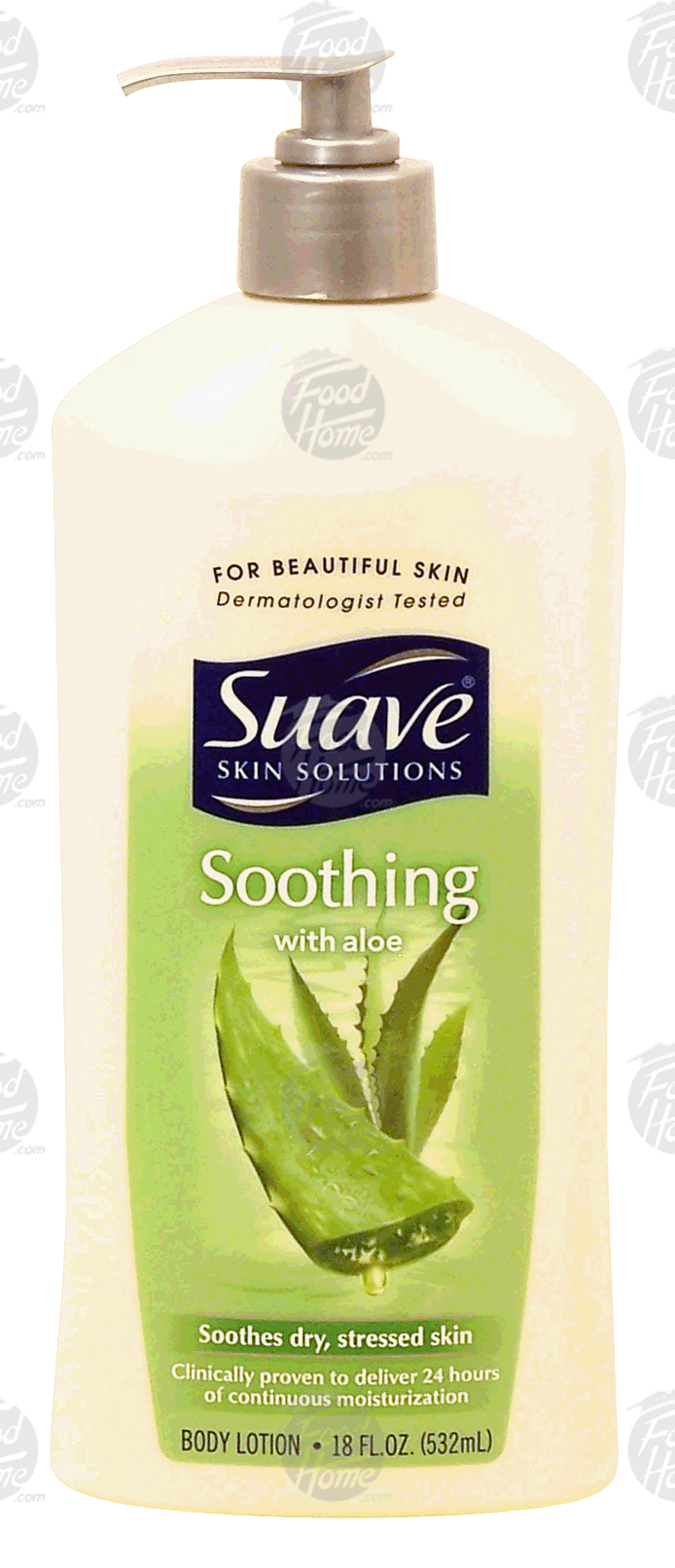 Suave Skin Solutions body lotion with aloe, lasts 24 hours Full-Size Picture